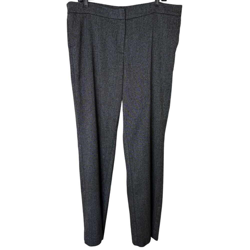 Jones New York Sport Womens Gray Stretch Dress Pants Size 14 Office Academia